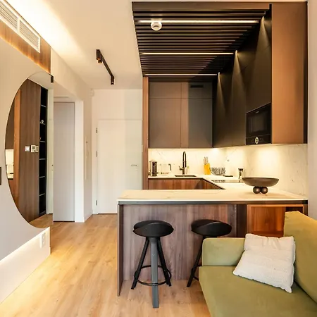 公寓 Shellter Premium Przy Plazy 洛格沃